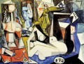 Les femmes Alger Delacroix XIV 1955 Kubismus